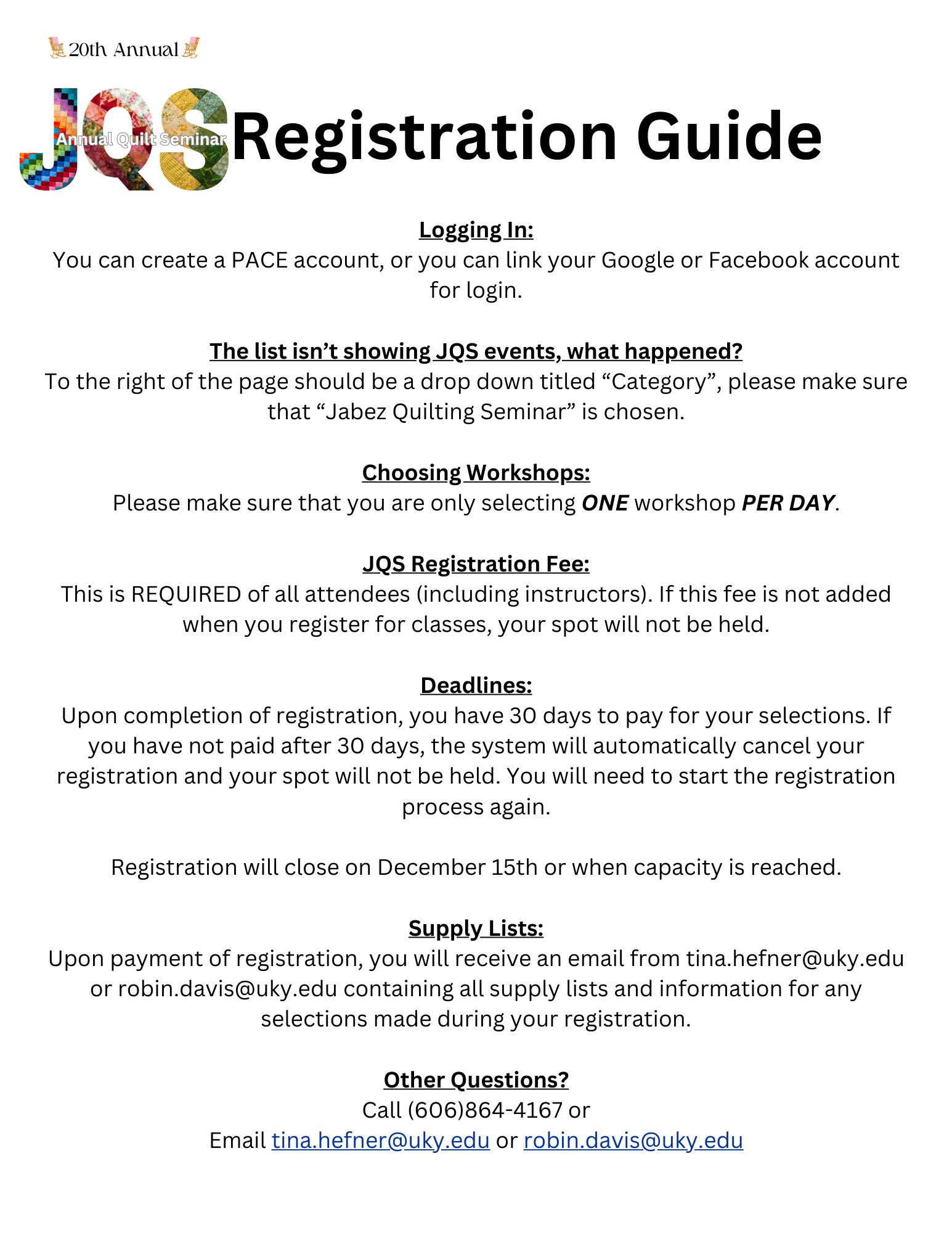JQS Registration Guide