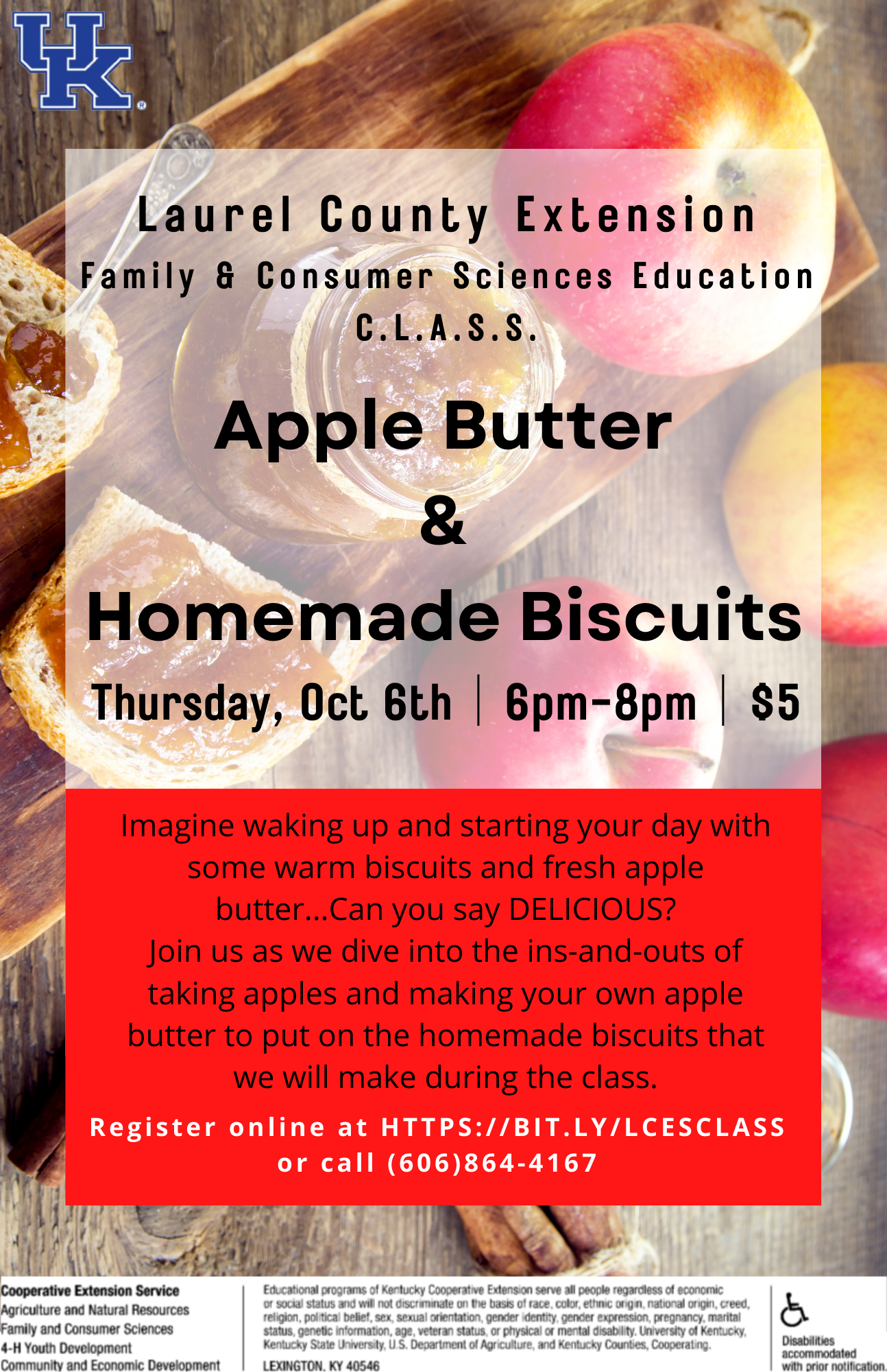 Apple Butter and Homemade Biscuits Laurel County Extension Office