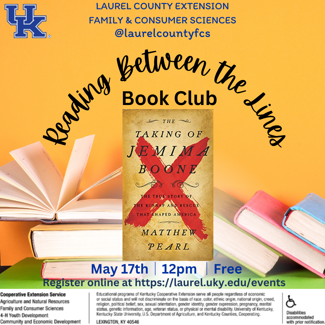 Reading Between the Lines Book Club | Laurel County Extension Office