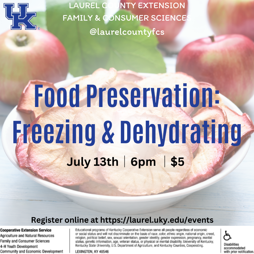 Flyer detailing class details such as date, time, and description.